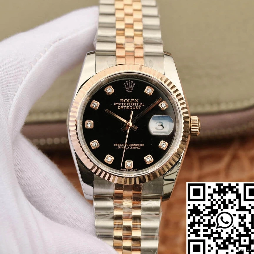 Diamond Dial Factory GM Black Datejust 116231 Rolex 0522
